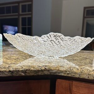 Textured Glass Bowl